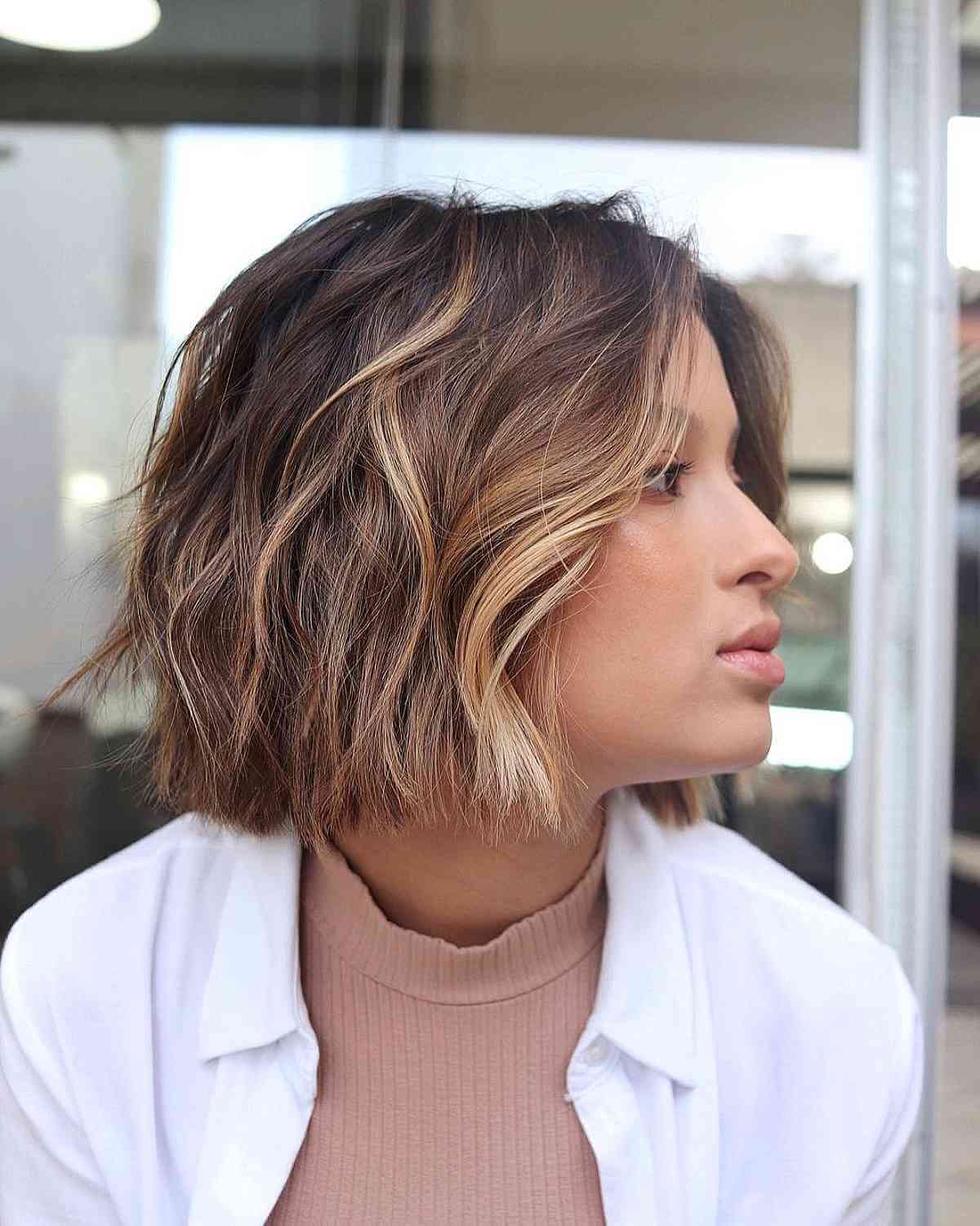 Dark Brown Bob with Blonde Highlights: 25 Gorgeous UK Styles Trending in 2025