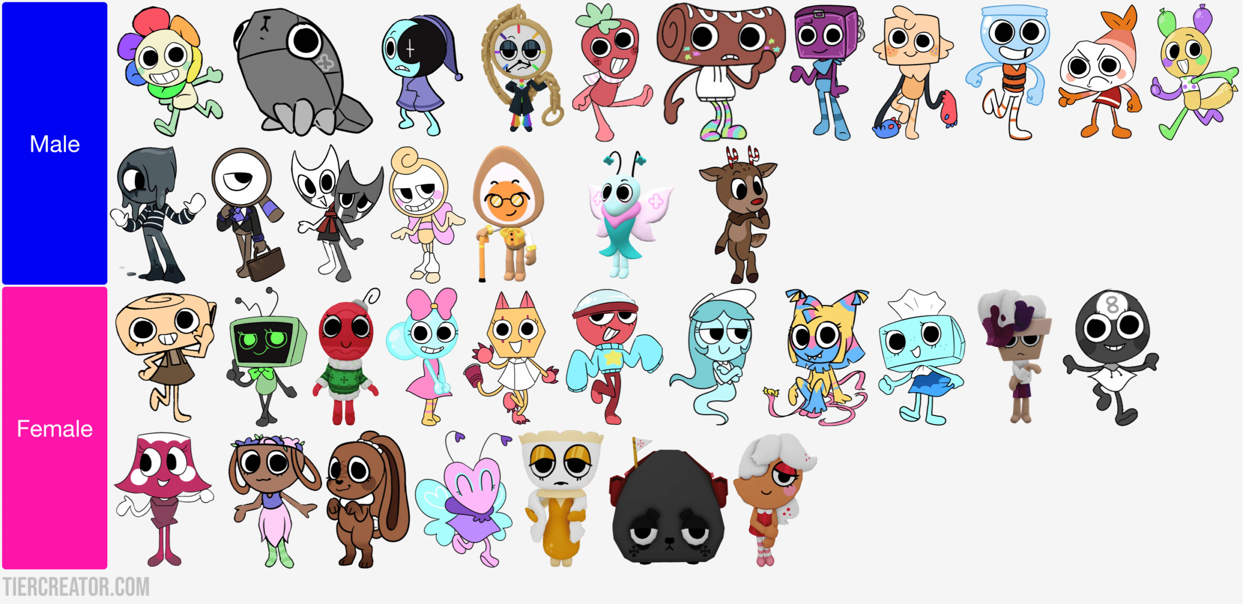 Dandy's World Characters