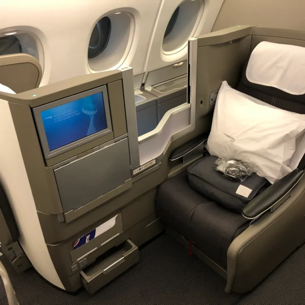 BA A380 Business Class