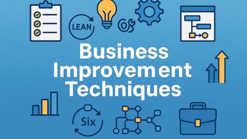 Business Improvement Techniques: 10 Proven Methods to Boost Efficiency and Profitability