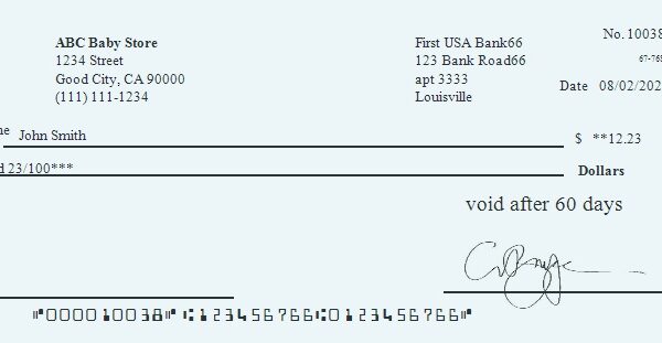 Business Checks Checks