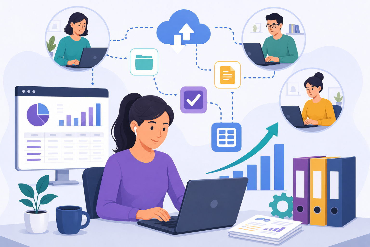 How Remote Data Entry Teams Improve Business Productivity
